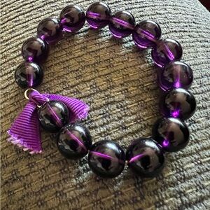 Vintage Amethyst Colored Healing  Bracelet